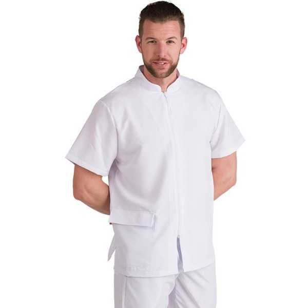 CASACA BLANCA CUELLO MAO
