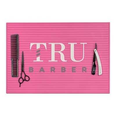 TRU BARBER ALFOMBRA GOMA ROSA 