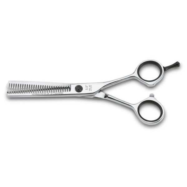 3 CLAVELES TIJERA PROFESIONAL 5'5'' AZABACHE EN 28 ENTRESACAR