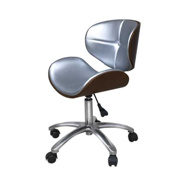 SILLA MANICURA HERA PLATA