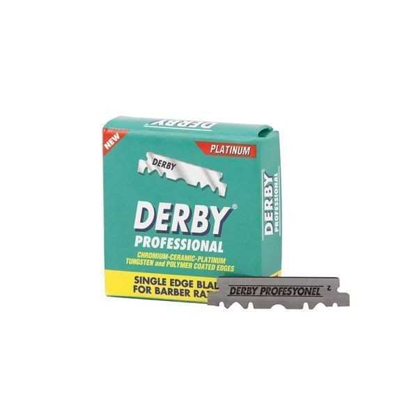 DERBY PROFESIONAL CUCHILLA DE MEDIA HOJA 100 UNID