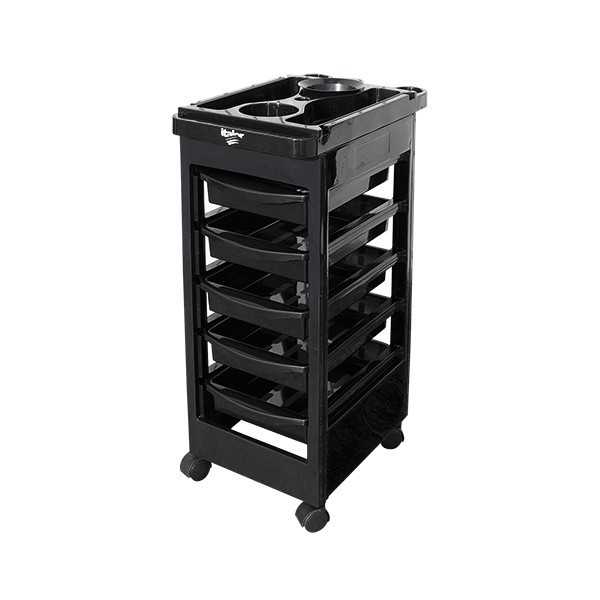 CARRITO AUXILIAR MULTIFUNCIONAL CHLOE NEGRO