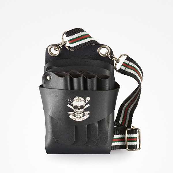 CARTUCHERA NEGRA BARBERO 'HIPTER MAN SKULL'