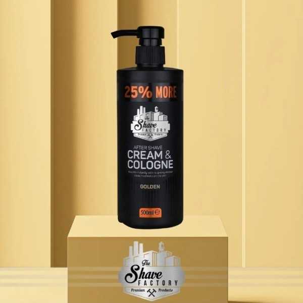 THE SHAVE FACTORY AFTER SHAVE CREAM Y COLOGNE 500ML