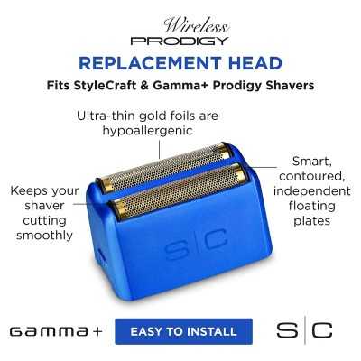StyleCraft Lámina de repuesto para Shaver Prodigy Azul