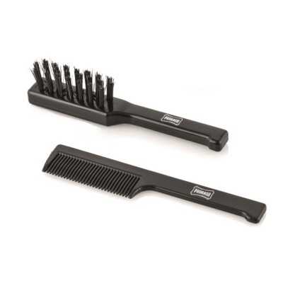 PRORASO SET DE PEINE Y CEPILLO PARA BIGOTE Y BARBA